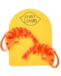 Jenny Lemons - Shrimp Alligator Hair Clip Set | Hair Accessories