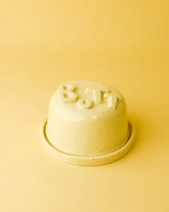 Julie B - Butt Butter Dish - Butter Yellow | Fun Things For The Kitchen | Ceramics & Glass