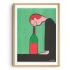 KIBLIND Atelier - Jean Jullien - Bottle A3 Poster | Art & Prints | Home Decor