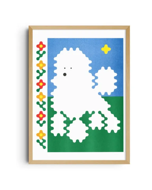 KIBLIND Atelier - Joe O'donnell - Poodle A3 Poster | Art & Prints | Home Decor