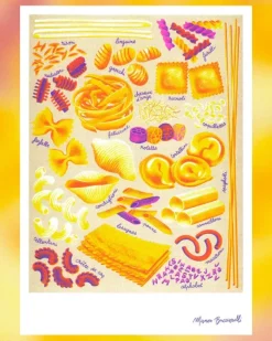KIBLIND Atelier - Pasta - Manon Bucciarelli | Fun Things For The Kitchen | Art & Prints