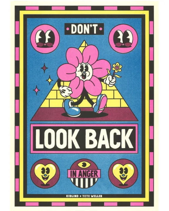 KIBLIND Atelier - Yeye Weller - Oasis - Don't Look Back in Anger | Art & Prints