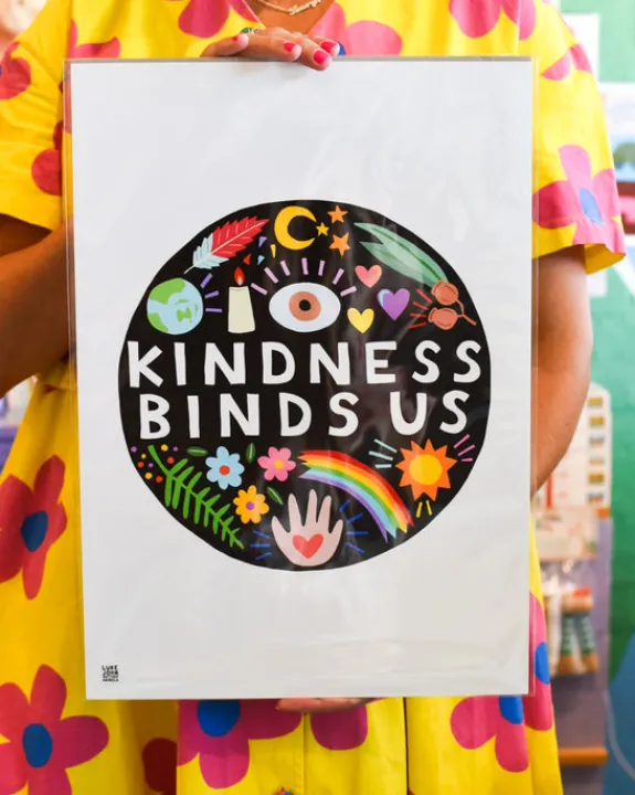 Luke John Matthew Arnold Kindness Binds Us - A3 Print - | Art & Prints