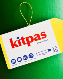 Kitpas Large Stick Crayons - 12 Colour Pack | Kids Kids Craft & Activities