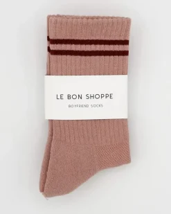 Le Bon Shoppe - Boyfriend Socks - Vintage Pink | Socks