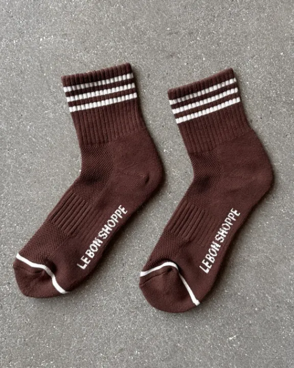 Le Bon Shoppe - Girlfriend Socks - Mahogany | Socks