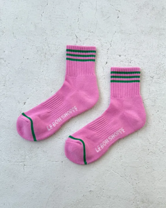 Le Bon Shoppe - Girlfriend Socks - Rose Pink | Socks