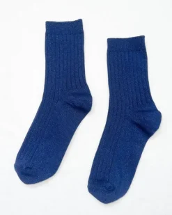 Le Bon Shoppe - Her Socks Lurex - Sapphire Glitter | Socks | Accessories & Clothing