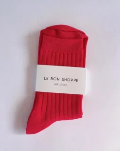 Le Bon Shoppe - Her Socks - Classic Red | Socks | Accessories & Clothing