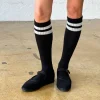 Le Bon Shoppe - Knee High Boyfriend Socks - Black | Socks | Accessories & Clothing