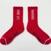 Le Bon Shoppe - Preppy Socks - Red / Cream | Socks