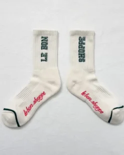 Le Bon Shoppe - Preppy Socks - Canvas / Green | Socks