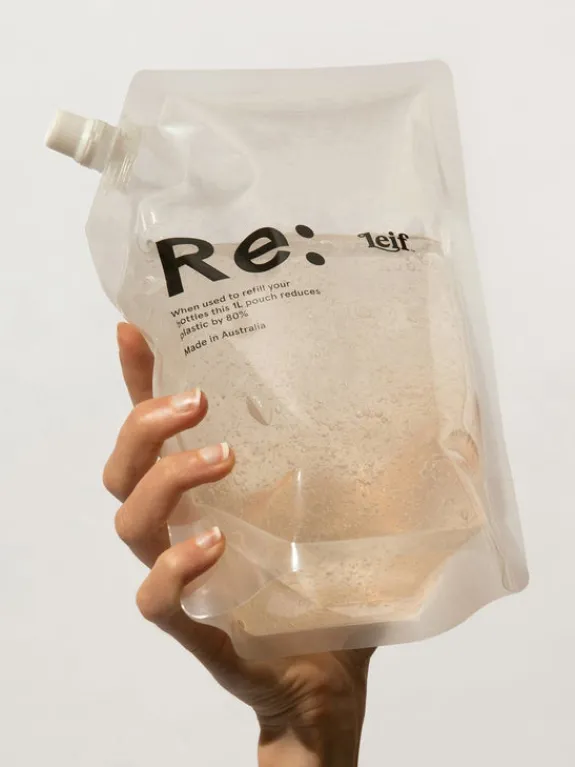 Leif -Hands-On Gel Hand Sanitiser 1L Refill Pouch | Body Care | Scent & Care