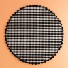 Mardi Powell - Placemat - Black/white and Black Ricrac | Tableware | Home Decor