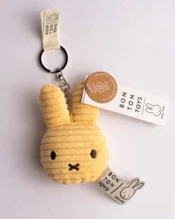 Bon Ton Toys Miffy - Flat Keychain - Corduroy Buttercream | Keyrings & Bag Charms