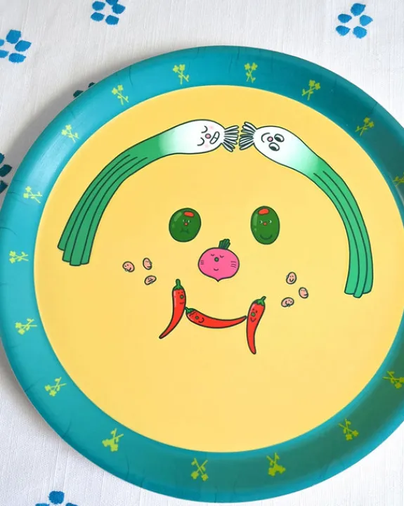 Natali Koromoto - "Food Face" Chili Pepper Catch-All Tray | Plates & Bowls