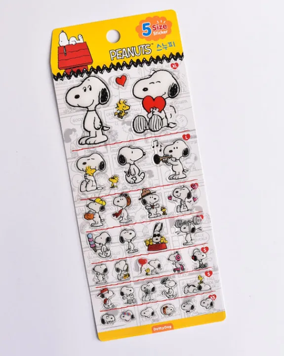 Peanuts - Snoopy Jelly Stickers | Stickers, Stationery & Scrapbooking