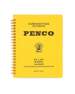 PENCO - Coil Notepad - Large - Yellow | Storage & Organisation | Stickers, Stationery & Scrapbooking