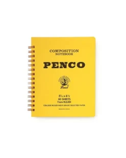 PENCO - Coil Notepad - Medium - Yellow | Storage & Organisation | Stickers, Stationery & Scrapbooking