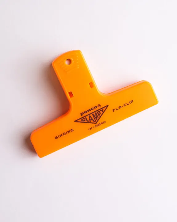 PENCO - Plastic Clip - Orange | Stickers, Stationery & Scrapbooking