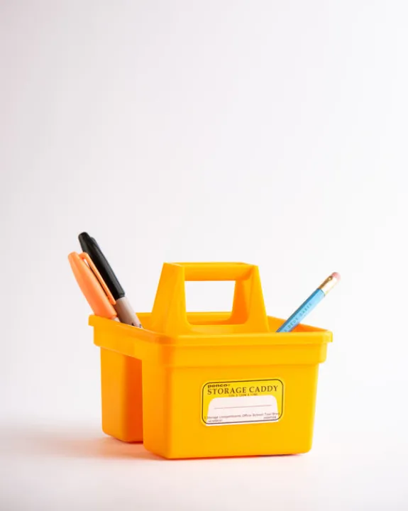 PENCO - Storage Caddy - Small - Yellow | Storage & Organisation | Stickers, Stationery & Scrapbooking