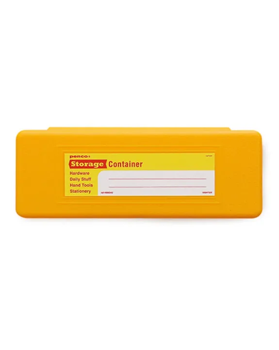 PENCO - Storage Container Pen Case - Yellow | Storage & Organisation | Stickers, Stationery & Scrapbooking