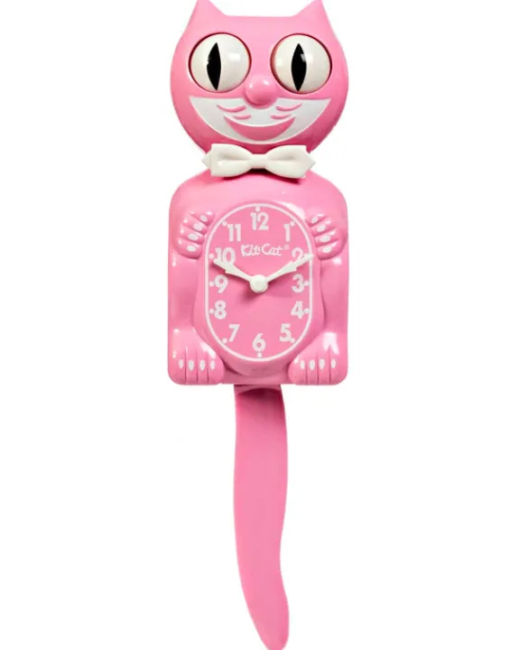 Kit Cat Klock Pink Satin Kit-Cat Klock | Fun Things For The Kitchen | Objects
