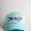 Pinky's Cap - Plum on Aqua | Hats, Caps & Beanies