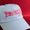 Pinky's Cap - Red on Blue | Hats, Caps & Beanies