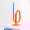 Pitch Drop - Candle Holder - Orange | Candles & Holders