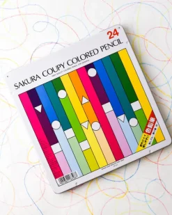 Sakura Coupy Coloured Pencil - 24 Set | Kids Kids Craft & Activities