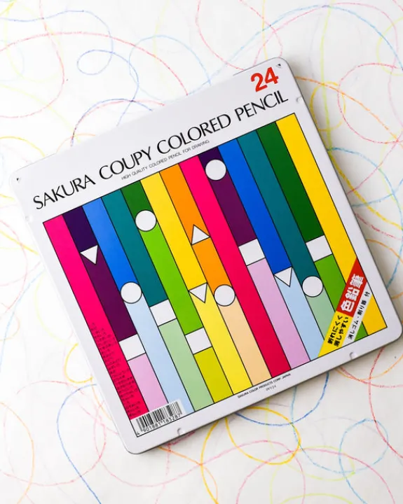 Sakura Coupy Coloured Pencil - 24 Set | Kids Kids Craft & Activities