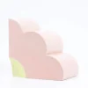 Shuh - Quarter Flower Bookend - Pink | Ceramics & Glass