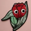 Stay Home Club - Googly Tulip - Sticky Patch | Pins & Patches