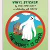 Stay Home Club - The Worst Is Over Vinyl Sticker | Stickers, Stationery & Scrapbooking