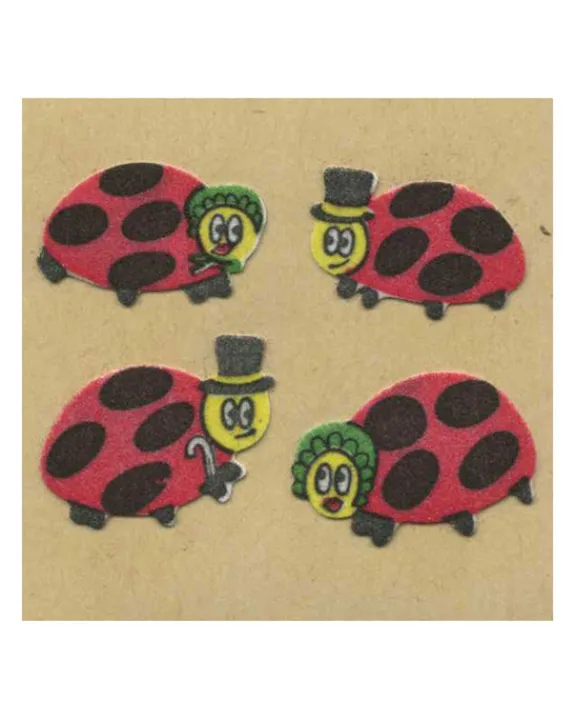 Sticker Magic Stickermagic - Furry Tear-off Stickers Square - Ladybirds | Kids Kids Craft & Activities | Stickers, Stationery & Scrapbooking