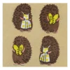 Sticker Magic Stickermagic - Furry Tear-off Stickers Square - Mr & Mrs Hedgehog | Kids Kids Craft & Activities | Stickers, Stationery & Scrapbooking