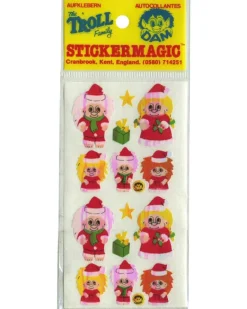 Sticker Magic Stickermagic - Pack of Pearlie Stickers - festive Trolls | Stickers, Stationery & Scrapbooking
