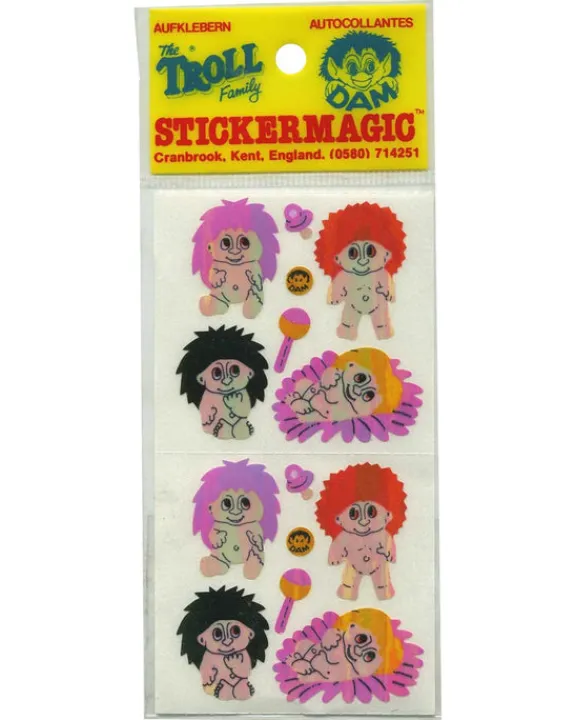 Sticker Magic Stickermagic - Pack of Pearlie Stickers - Troll Babies | Stickers, Stationery & Scrapbooking