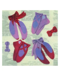 Sticker Magic Stickermagic - Tear-off Pearlie Stickers - Ballet Shoes | Kids Kids Craft & Activities | Stickers, Stationery & Scrapbooking