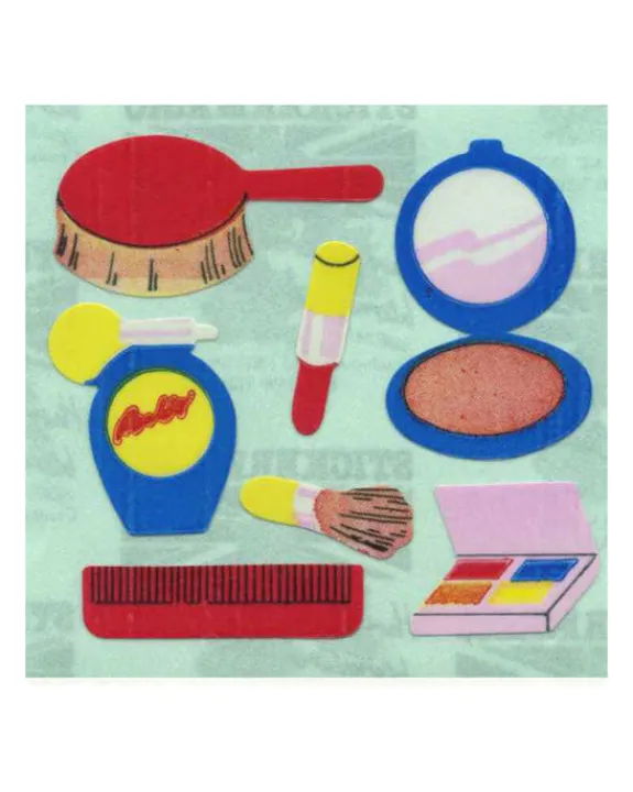 Sticker Magic Stickermagic - Tear-off Stickers Square - Make-up Set | Stickers, Stationery & Scrapbooking