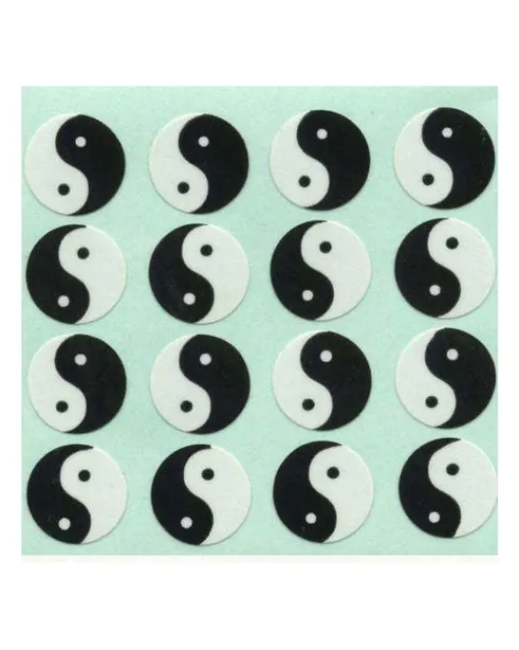 Sticker Magic Stickermagic - Tear-off Stickers Square - Yin Yang | Stickers, Stationery & Scrapbooking