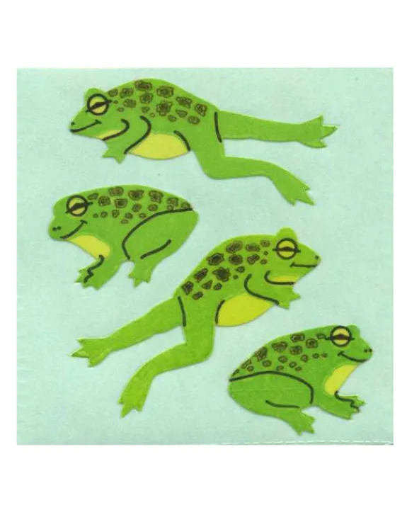 Sticker Magic Stickermagic - Tear-off Stickers Square - Jumping Frogs | Stickers, Stationery & Scrapbooking