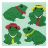 Sticker Magic Stickermagic - Tear-off Stickers Square - Frogs with Hats | Kids Kids Craft & Activities | Stickers, Stationery & Scrapbooking