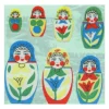 Sticker Magic Stickermagic - Tear-off Stickers Square - Russian Dolls | Kids Kids Craft & Activities | Stickers, Stationery & Scrapbooking