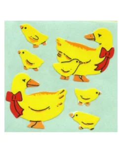 Sticker Magic Stickermagic - Tear-off Stickers Square - Duck Family | Kids Kids Craft & Activities | Stickers, Stationery & Scrapbooking