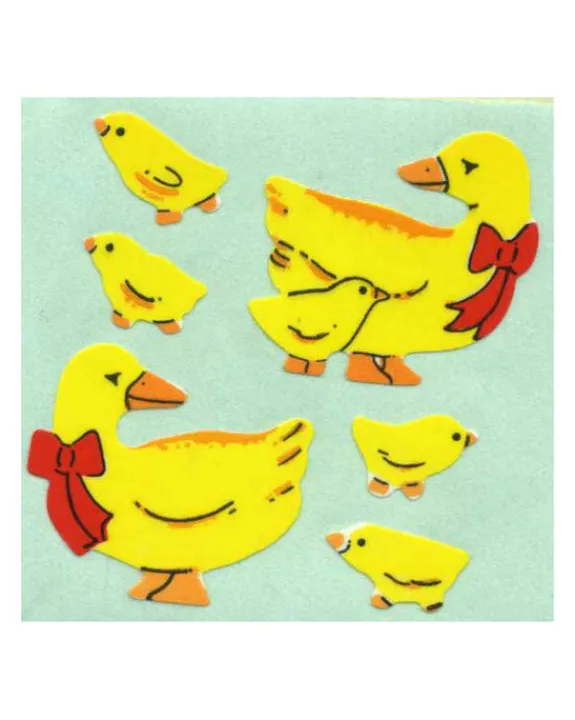 Sticker Magic Stickermagic - Tear-off Stickers Square - Duck Family | Kids Kids Craft & Activities | Stickers, Stationery & Scrapbooking