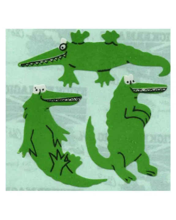 Sticker Magic Stickermagic - Tear-off Stickers - Crocodiles | Kids Kids Craft & Activities | Stickers, Stationery & Scrapbooking