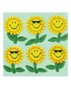 Sticker Magic Stickermagic - Tear-off stickers - Smiley Sunflowers | Kids Kids Craft & Activities | Stickers, Stationery & Scrapbooking
