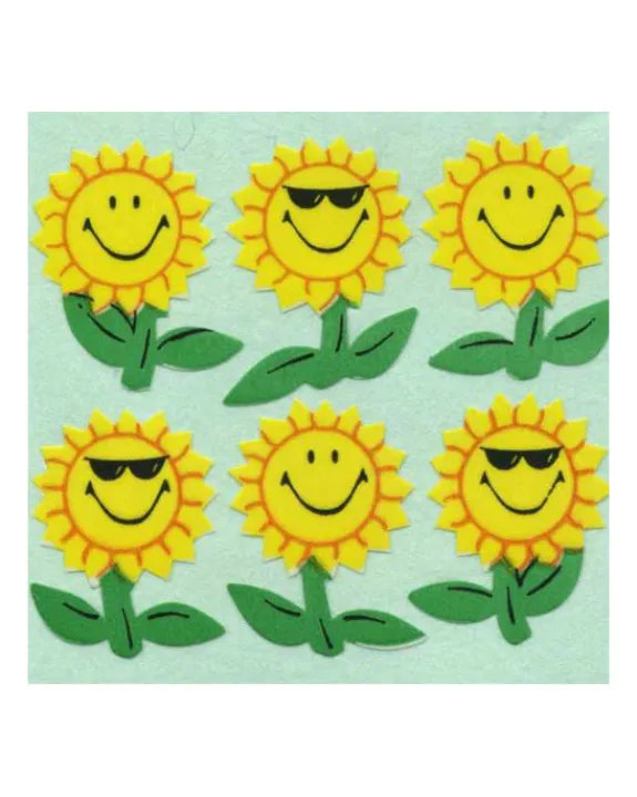 Sticker Magic Stickermagic - Tear-off stickers - Smiley Sunflowers | Kids Kids Craft & Activities | Stickers, Stationery & Scrapbooking